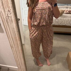 Horror Vacui Romper Jumpsuit smocked SOLD OUT size medium NWT